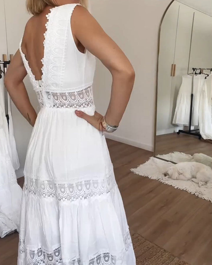 Charlotte™ | Handcrafted Lace Dress