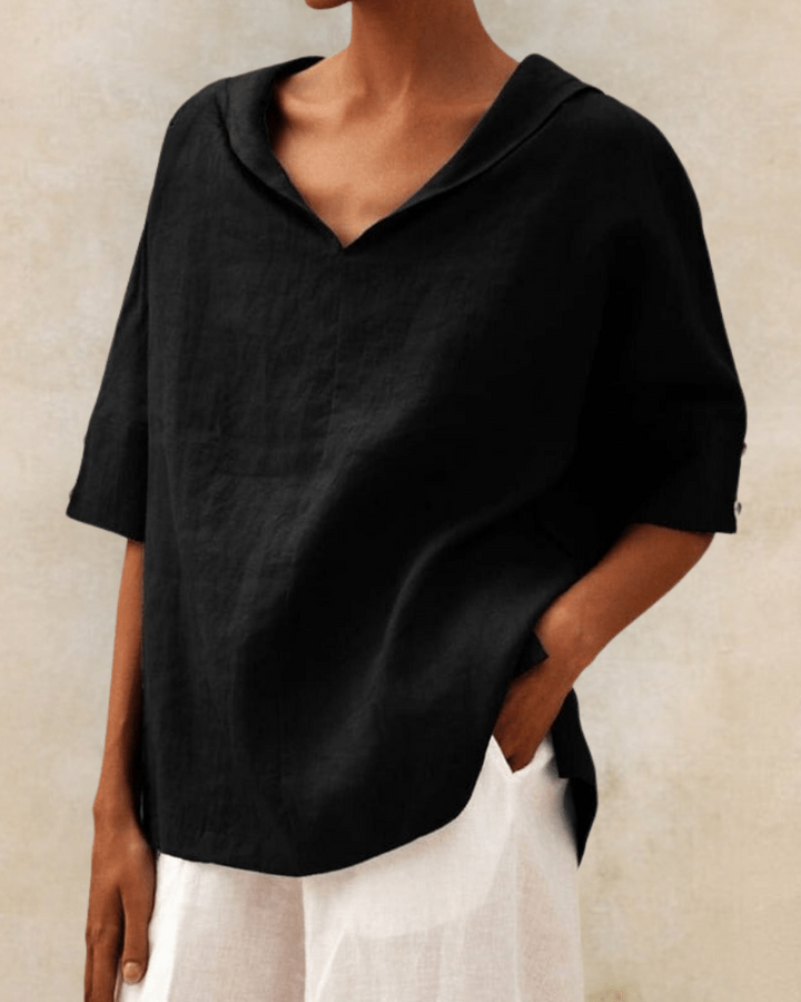Isabella™ | Loose Fit Linen Blouse