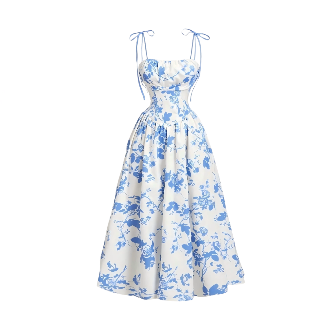Rosalie™ | Floral Tie-Shoulder Cami Dress