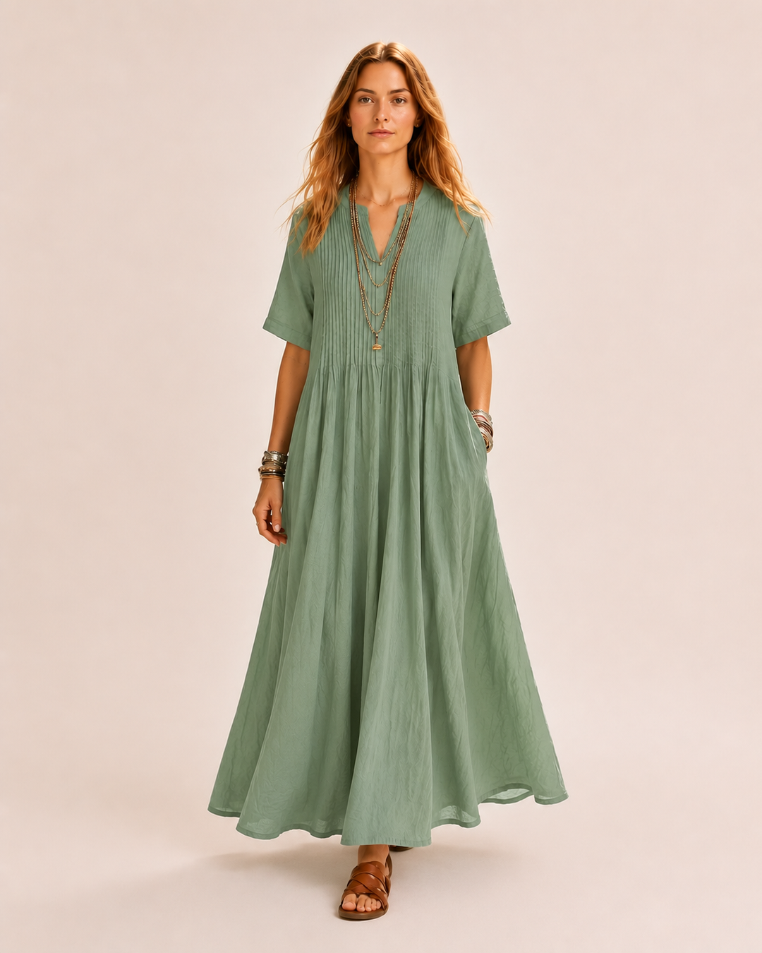 Noor™ | Pleated Dress