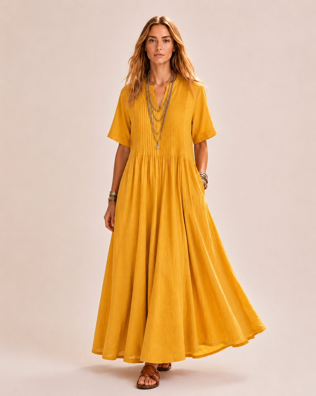 Noor™ | Pleated Dress