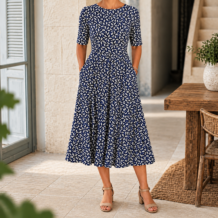 Sarah™ – Elegant & Comfortable Midi Dress