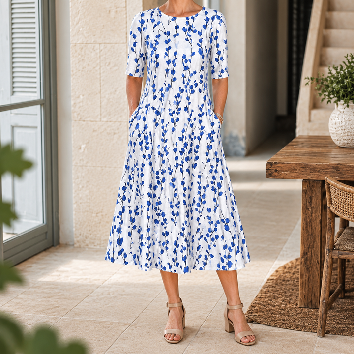 Sarah™ – Elegant & Comfortable Midi Dress