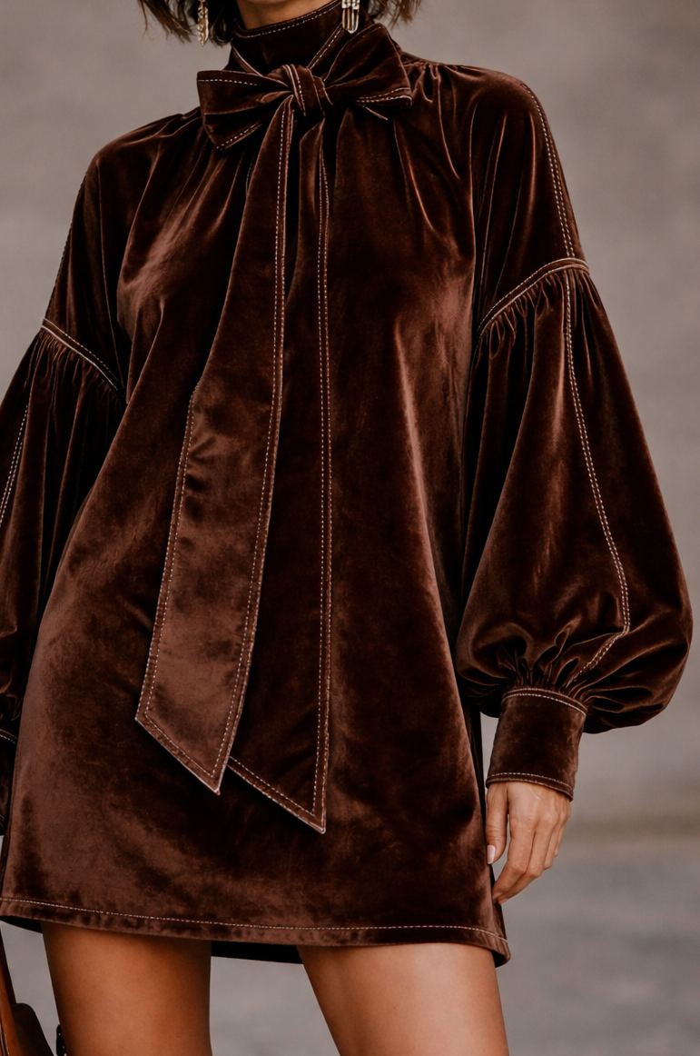 Olivia™ | Velvet Mini Dress