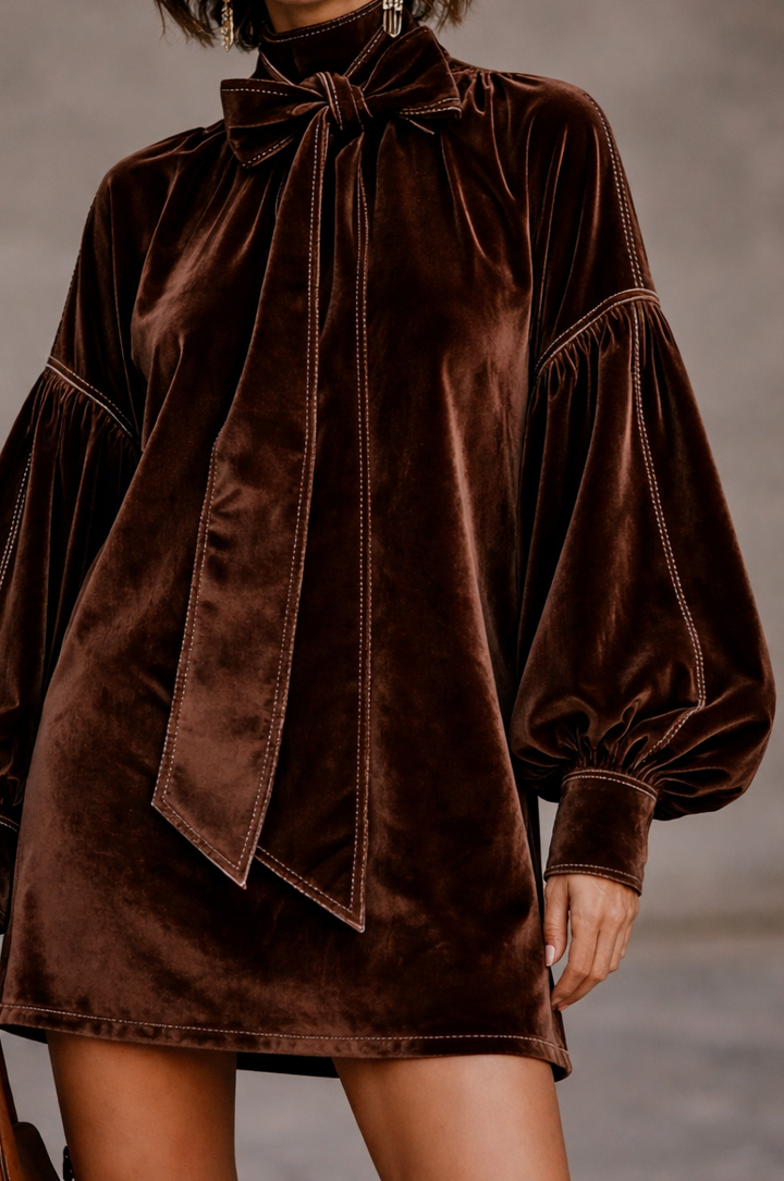 Olivia™ | Velvet Mini Dress