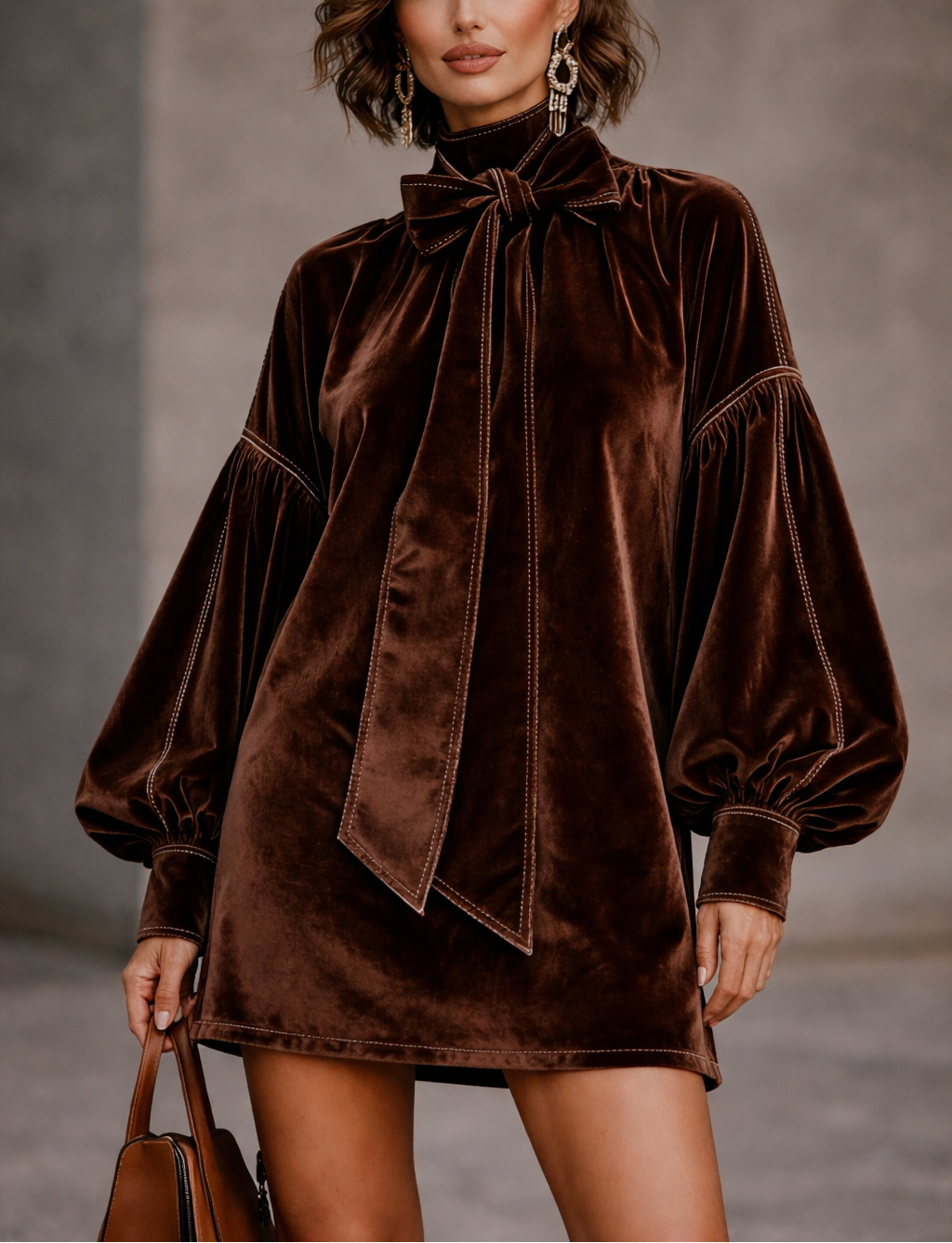 Olivia™ | Velvet Mini Dress