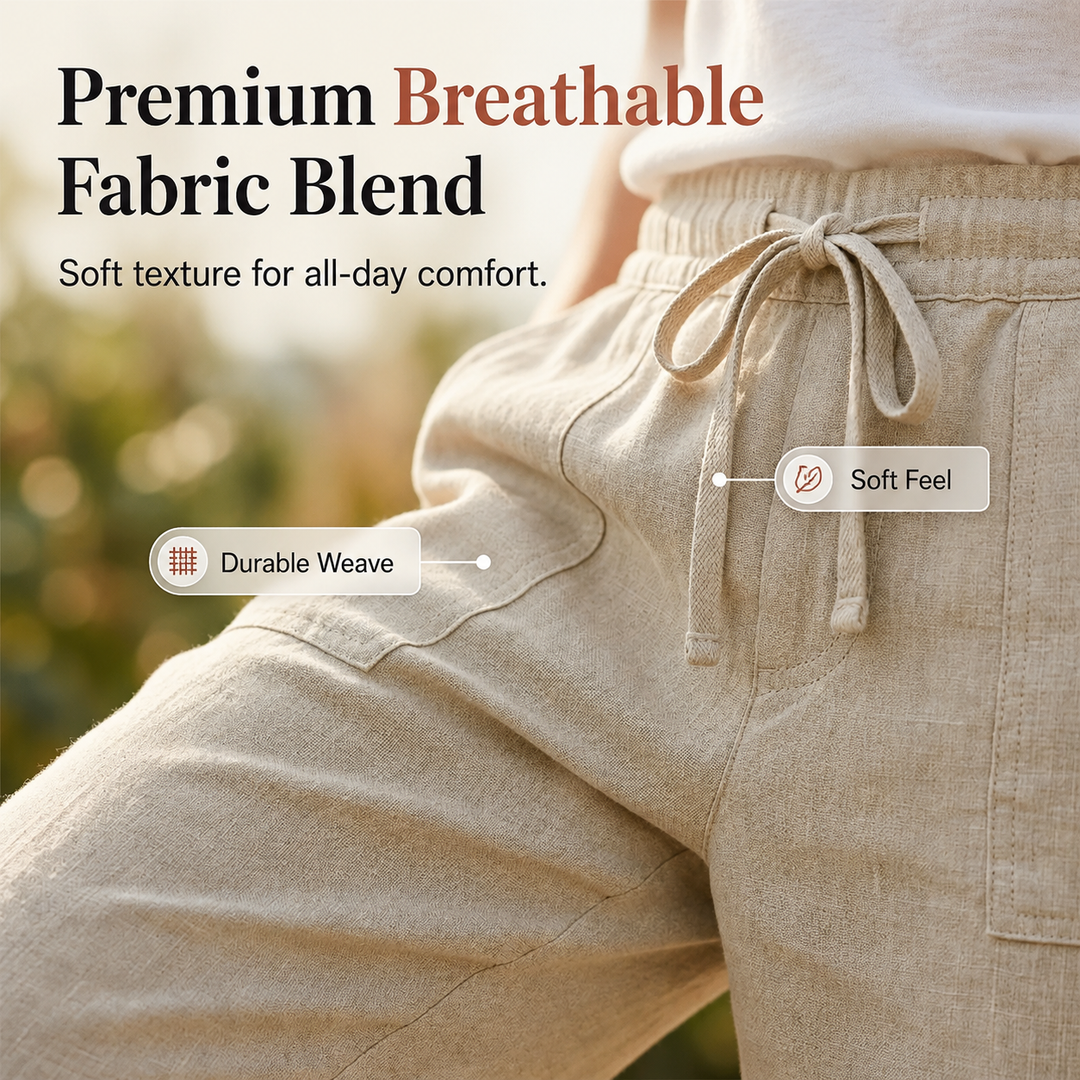 Laluna® | Cotton Linen Women's Shorts