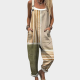 Wattle™ | Beige & Green Overalls