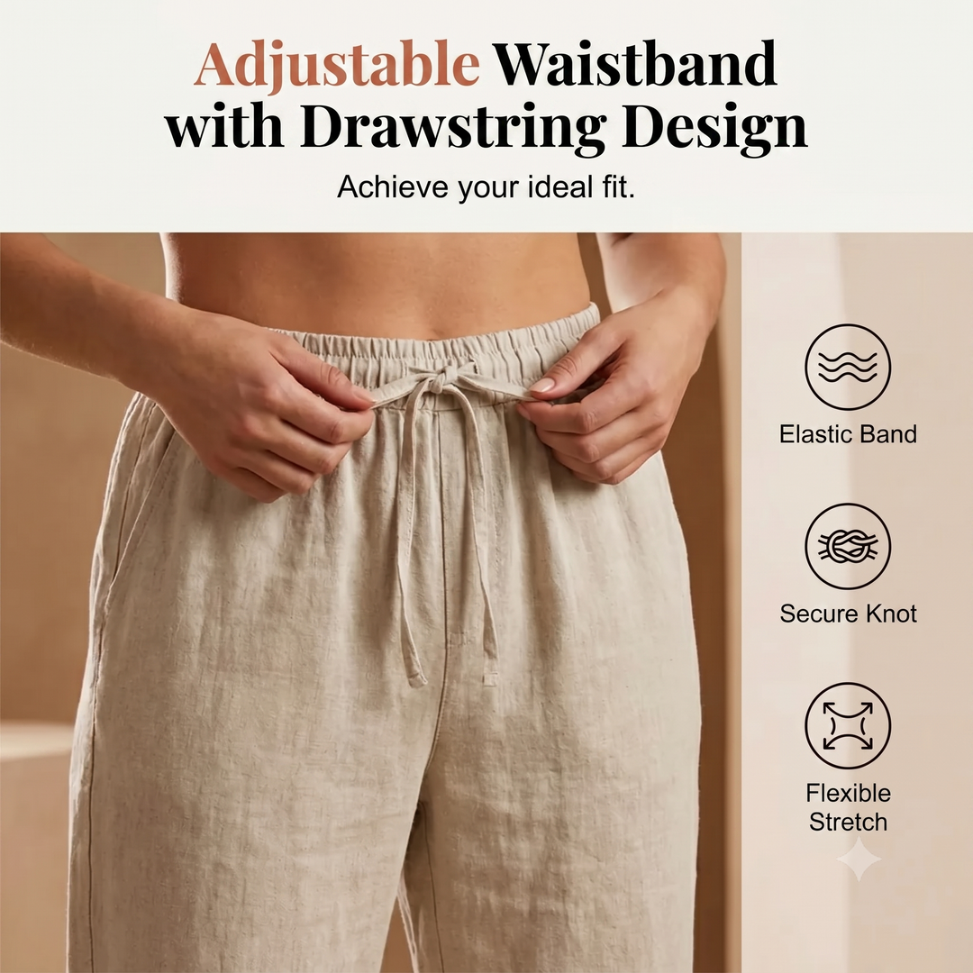 Laluna® | Cotton Linen Women's Shorts