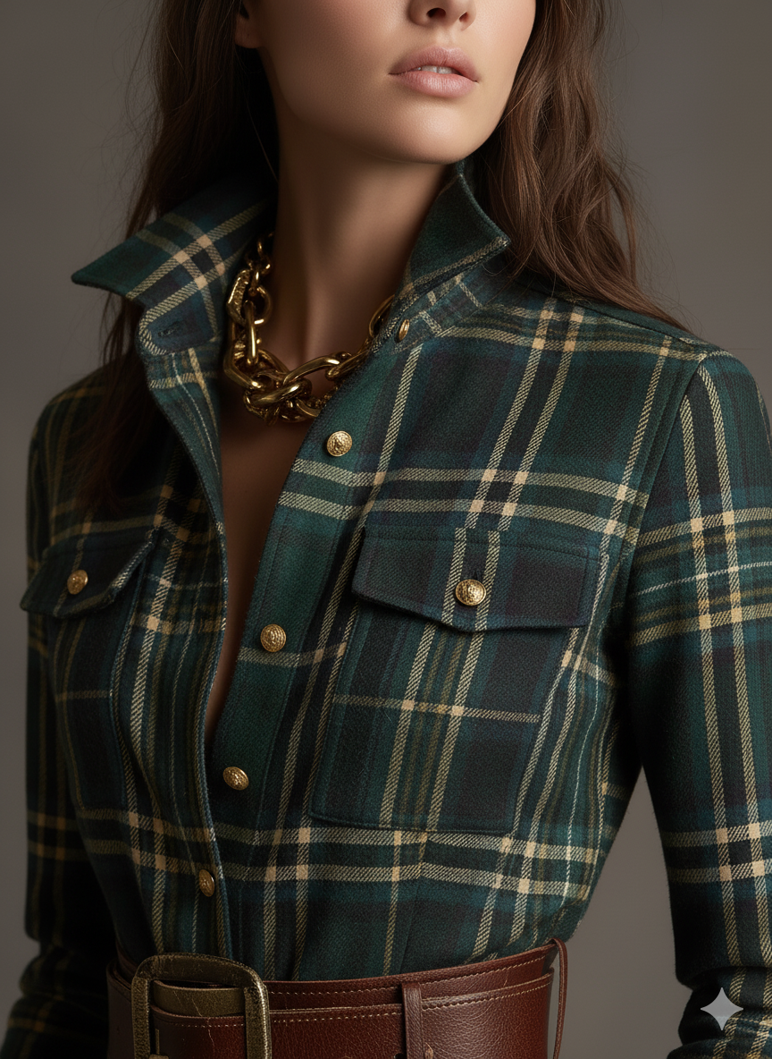 Mireline™ | Classic Button-Up Shirt Dress