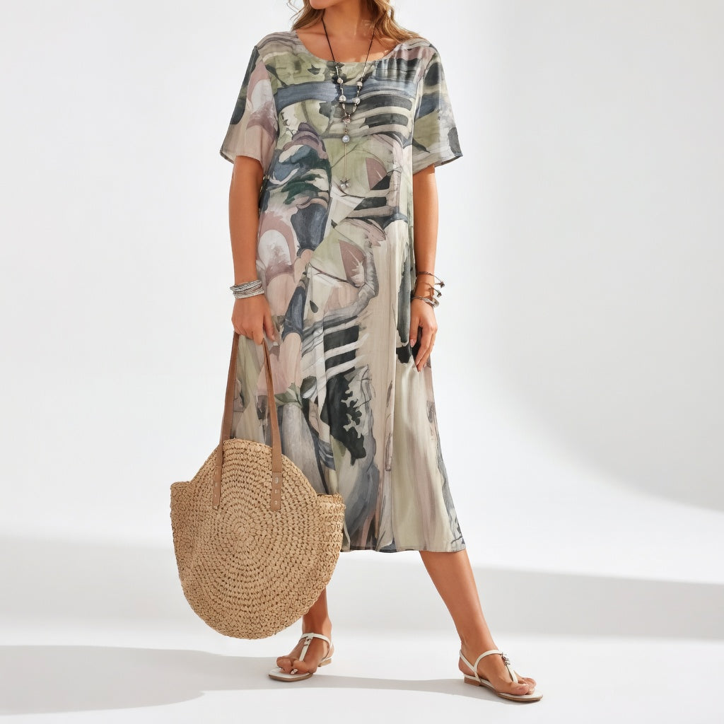 Mila™ | Long Artistic Dress