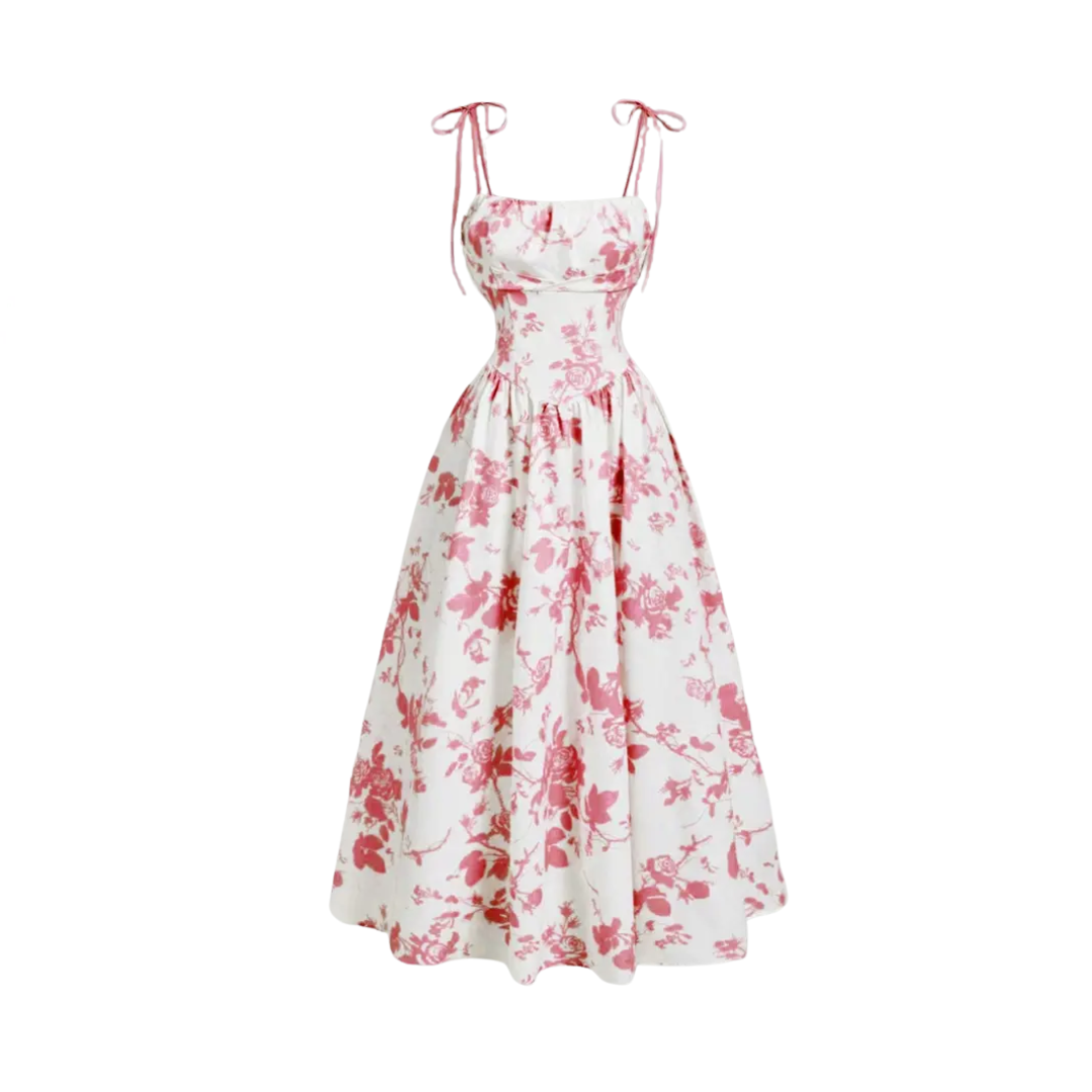Rosalie™ | Floral Tie-Shoulder Cami Dress