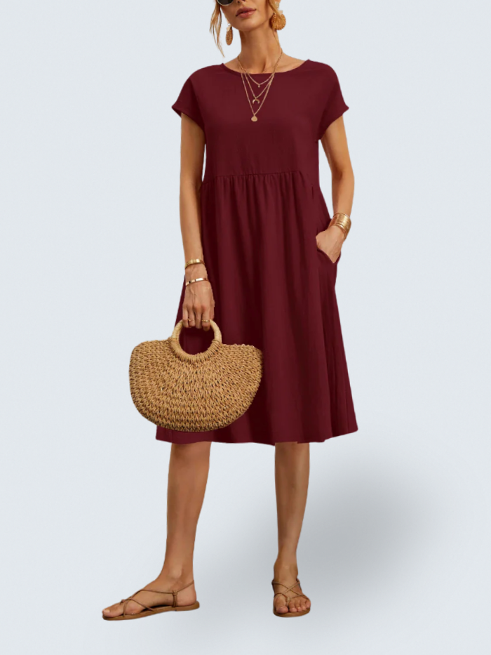 Megan™ | Casual Pocket Dress