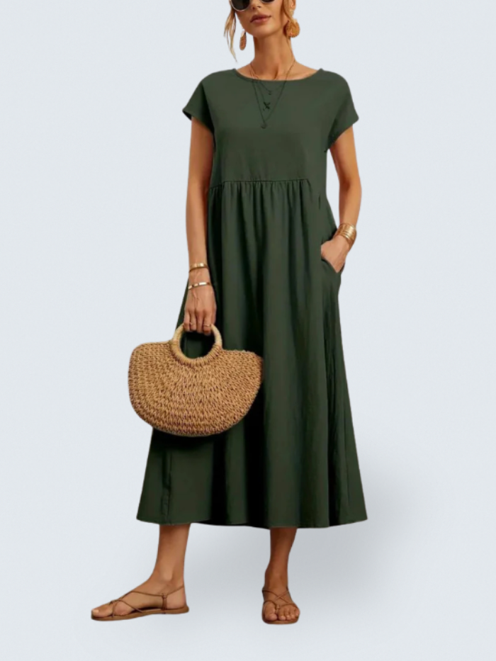 Cassandra™ | Midi Dress With Pockets