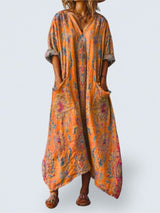 Chloe™ | Vintage Boho Dress With Pockets