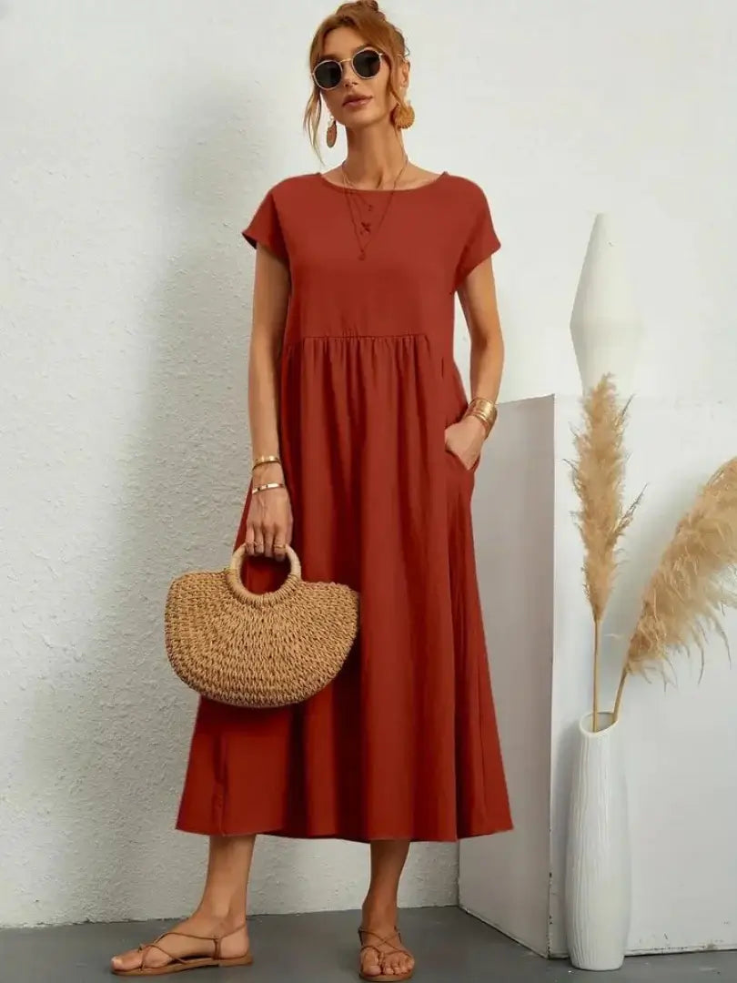 Cassandra™ | Midi Dress With Pockets