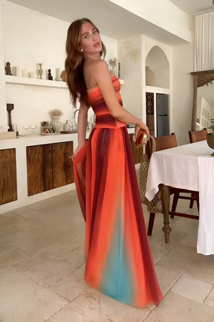 Alina™ | Strapless Maxi Dress