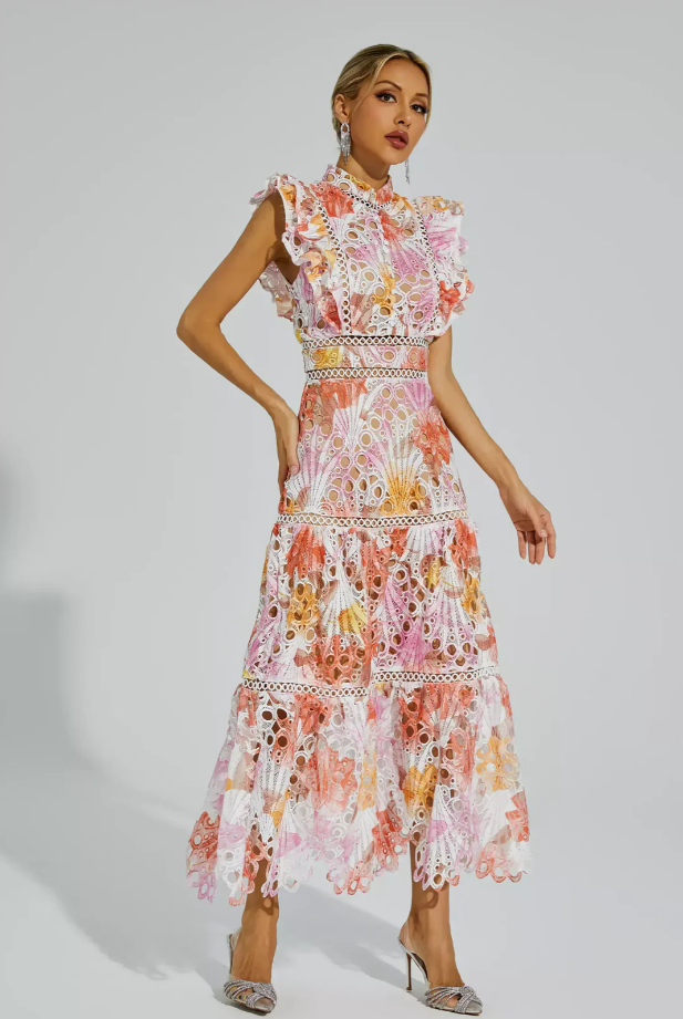 Lila™ | Hollow Sleeveless Maxi Dress