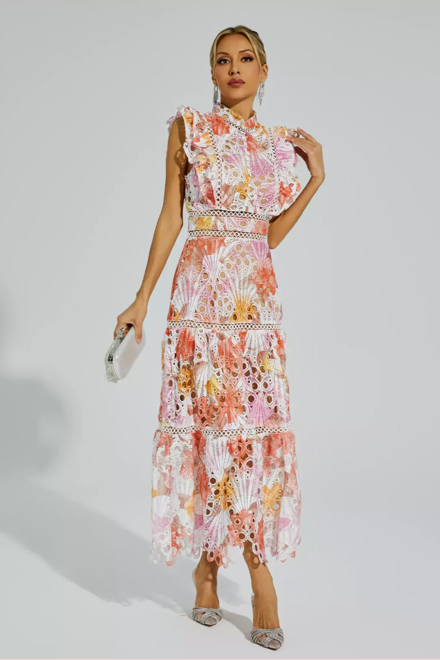 Lila™ | Hollow Sleeveless Maxi Dress