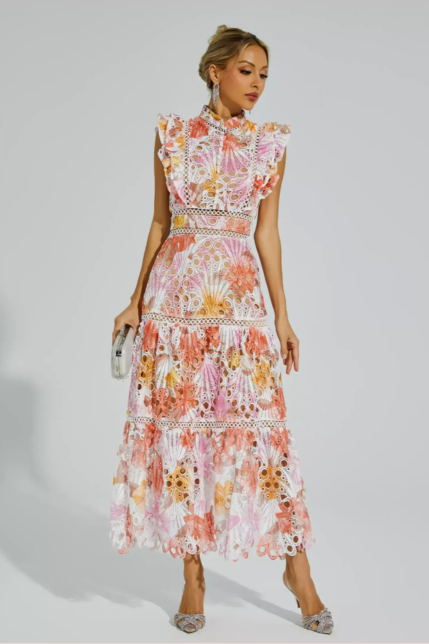 Lila™ | Hollow Sleeveless Maxi Dress