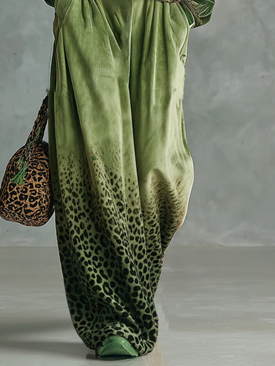 Megan™ | Velvet Top And Wide-leg Pants Set