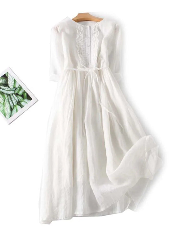 Isabella™ | Linen Maxi Dress