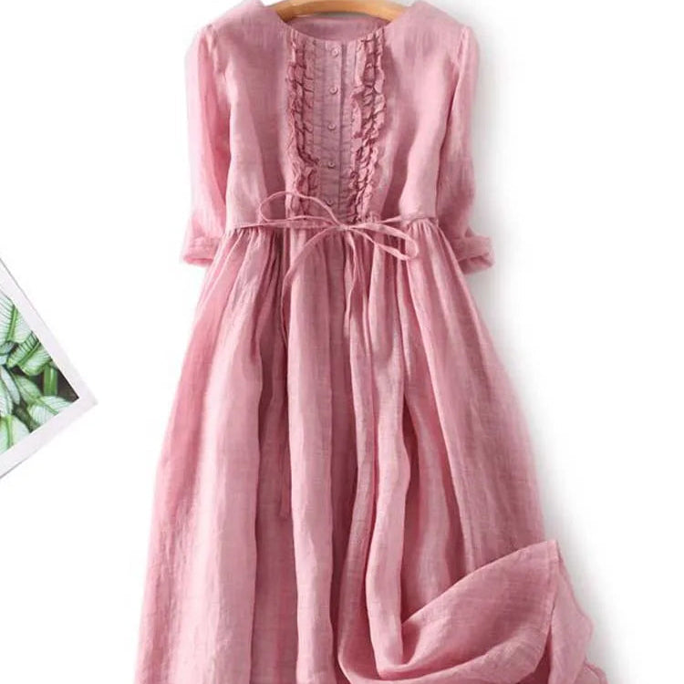 Isabella™ | Linen Maxi Dress