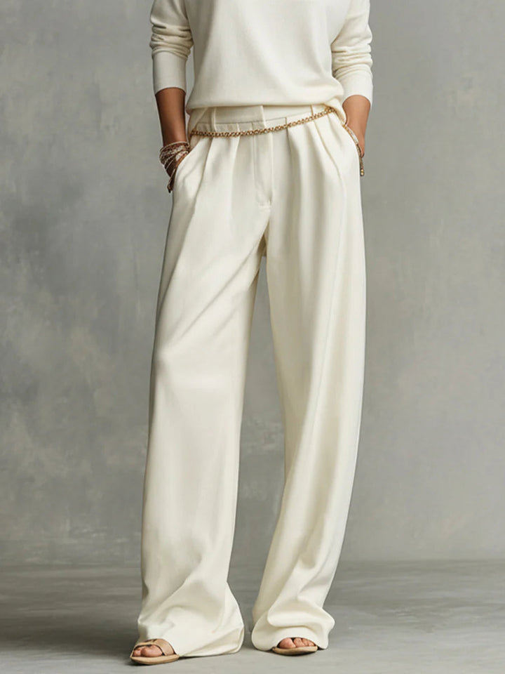 Lila™ | Soft Turtleneck Top And Wide-Leg Pants Set