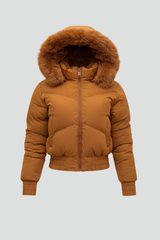 Women’s Jacket with Hood and Elasticated Cuffs