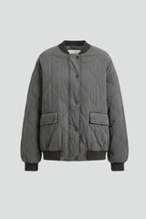 Women’s Jacket with Padded Surface and Zip Closure
