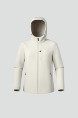 Women’s Shell Jacket with Hood and Full Zipper