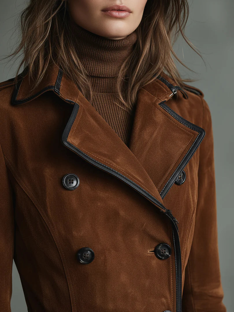 Jessica™ | Double-Breasted Long Coat