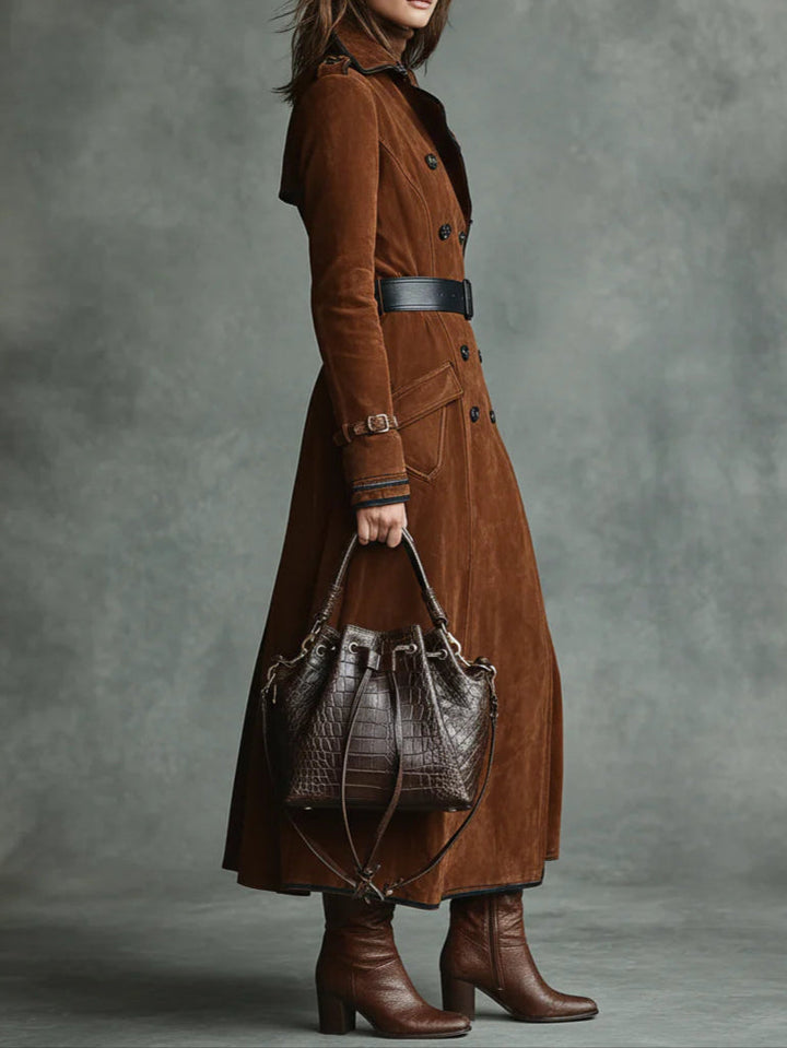 Jessica™ | Double-Breasted Long Coat