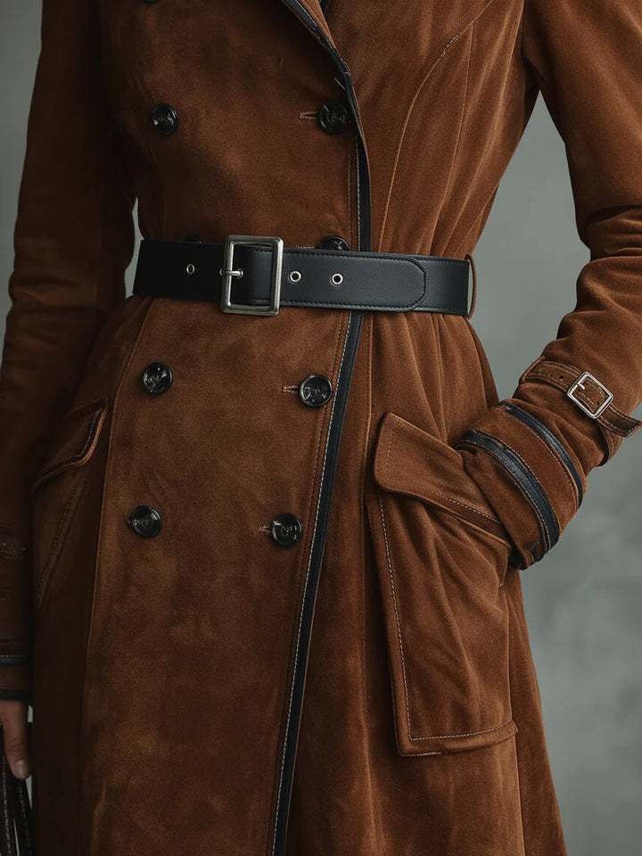 Jessica™ | Double-Breasted Long Coat
