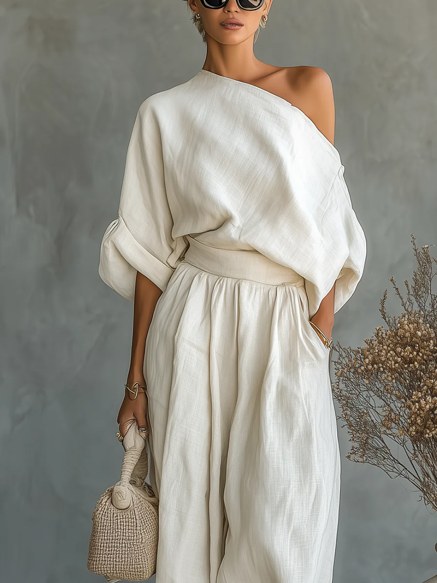Laura™ | Off-Shoulder Two-Piece Set