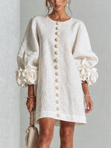 Rosalie | Button-Down Mini Dress