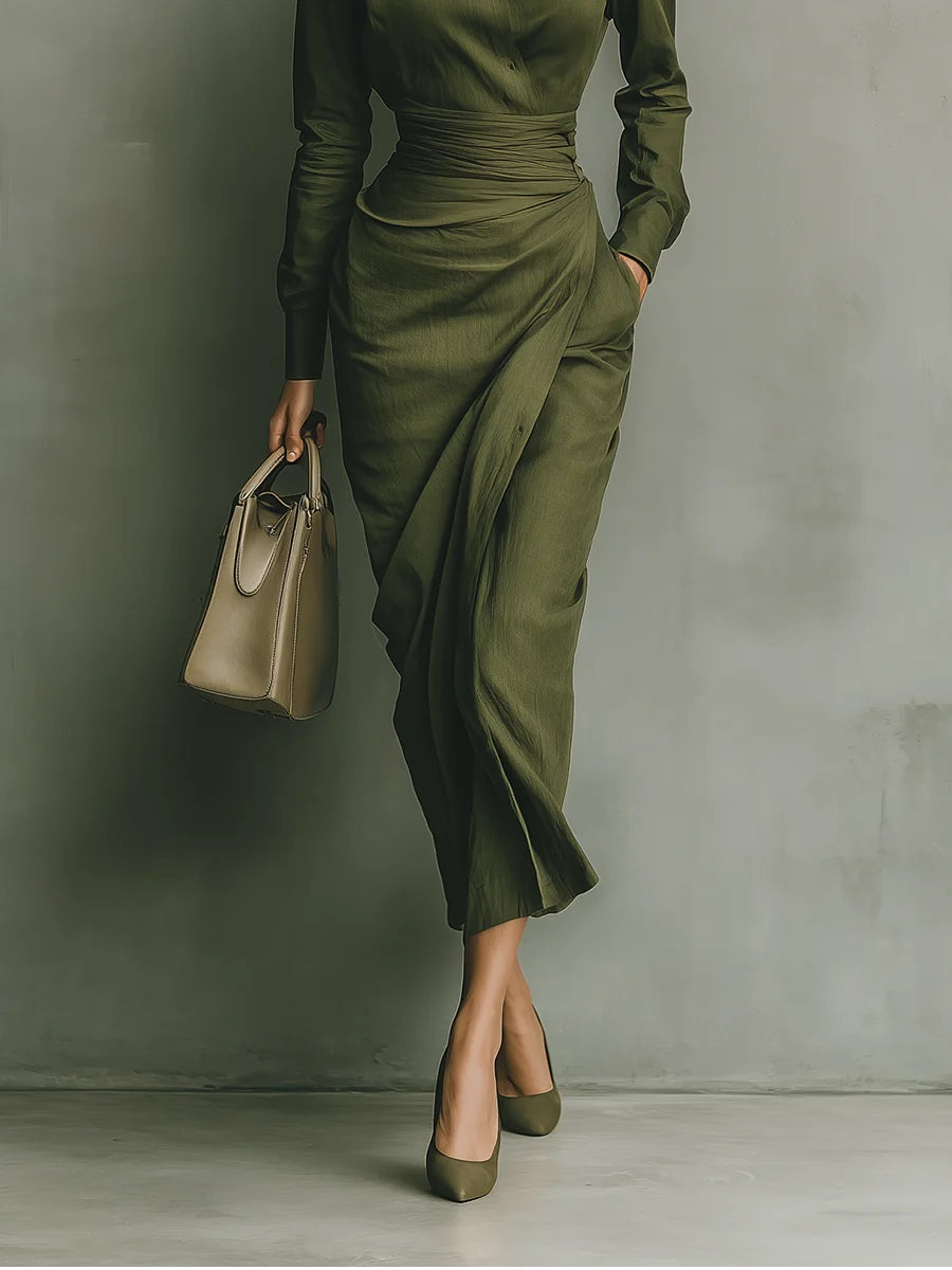 Mia™ | Cotton Blended Maxi Dress