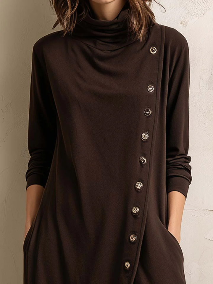 Sophie™ | Turtleneck Midi Dress