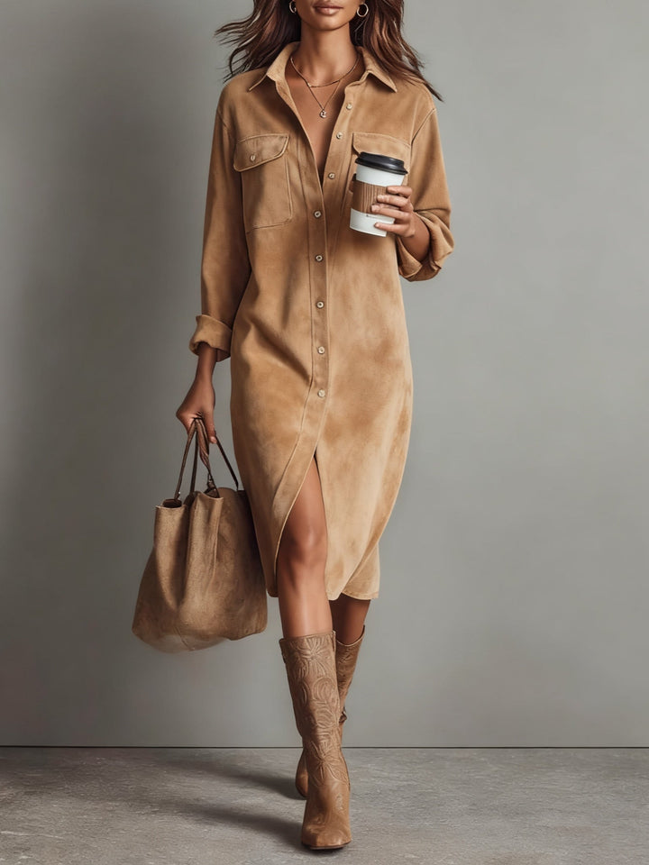 Isabella™ | Midi Dress With Chest Pockets