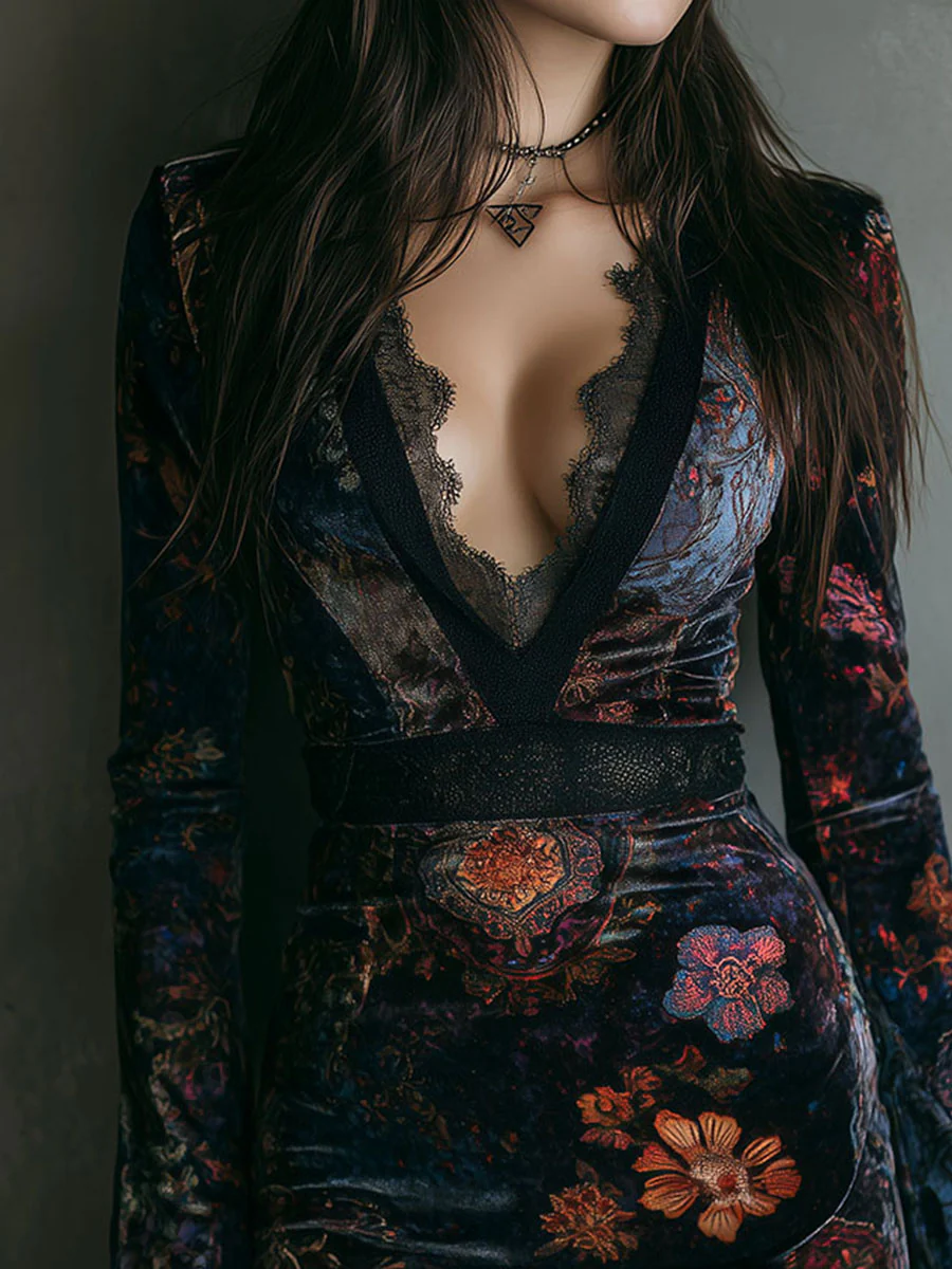 Chloe™ | Floral Print Mini Dress