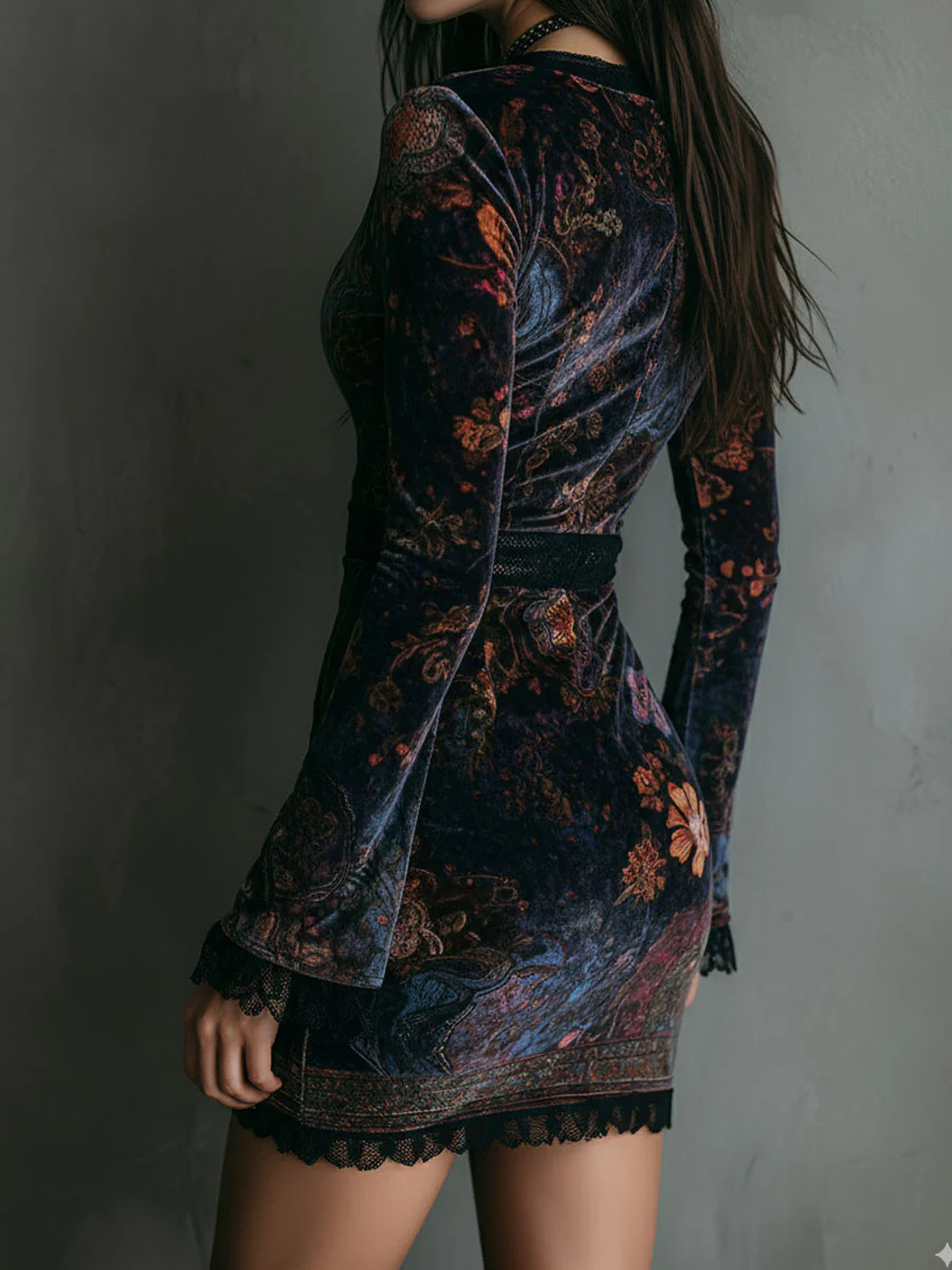 Chloe™ | Floral Print Mini Dress