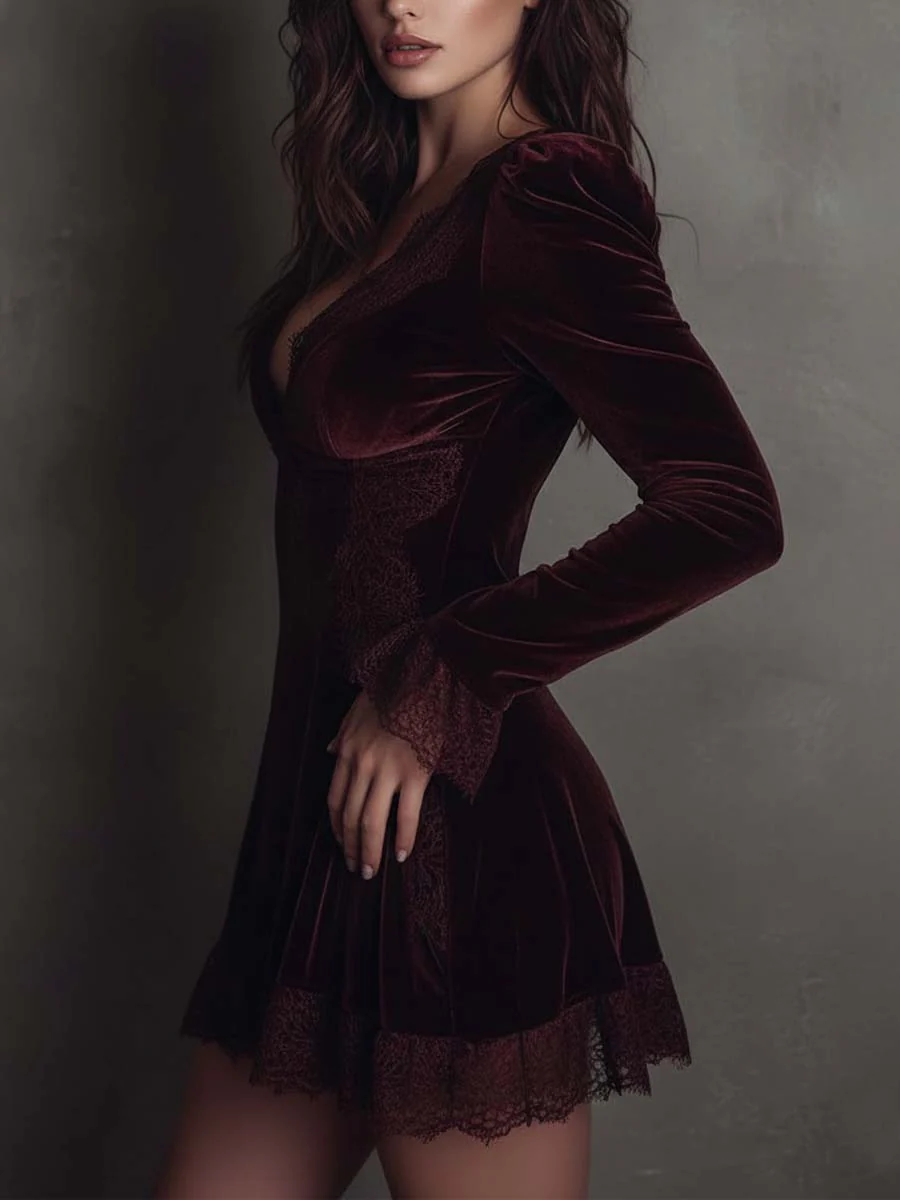 Isabella™ | V-neck Mini Dress