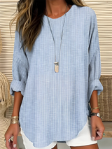 Maya™ | Classic Striped Blouse