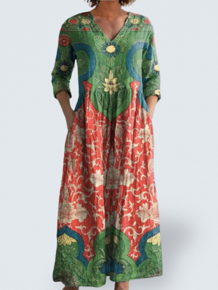 Isabella™ | Vintage Floral Dress