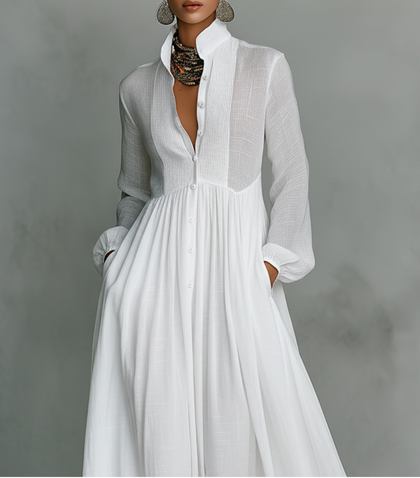 Ava™ | Maxi Minimalist Dress