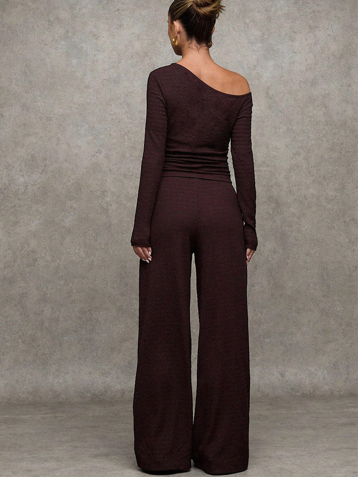 Samantha™ | Off Shoulder Knit Co Ord Set