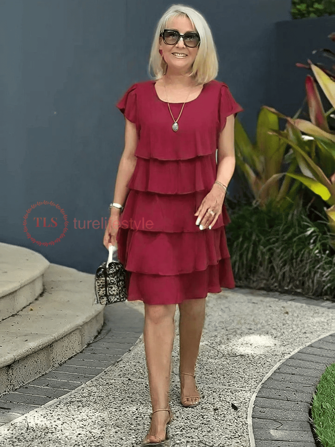 Maya™ | Loose Layer Chiffon Dress