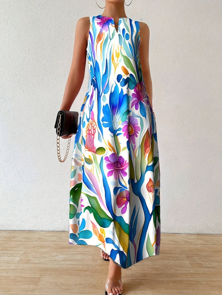 Lila™ | Blooming Print Maxi Dress