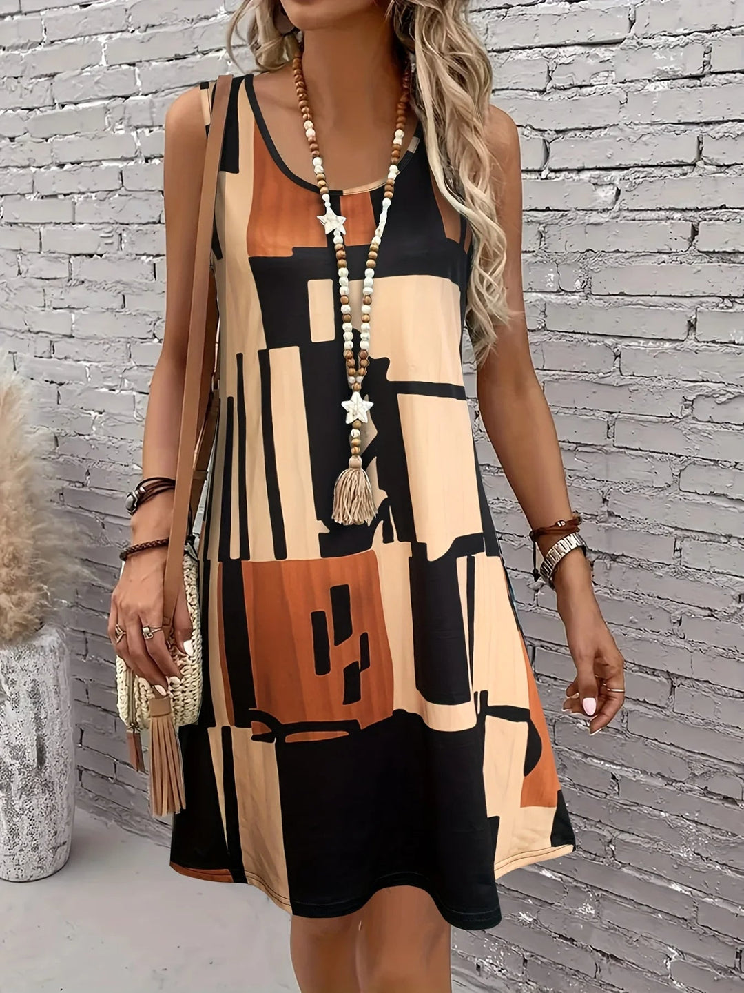 Lila™ | Geometric Casual Dress