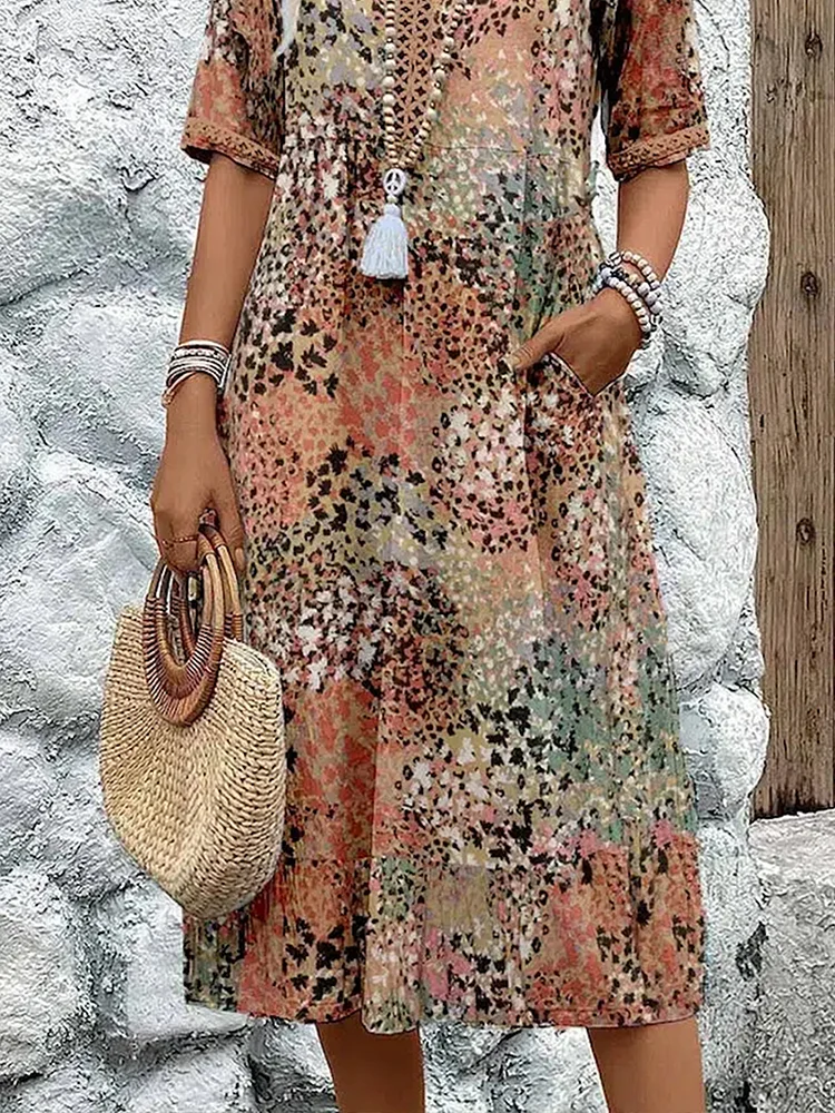 Veronica™ | Vibrant Midi Dress